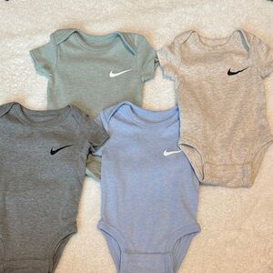 Nike Infant Bodysuit - Gray, Blue, Green,Tan